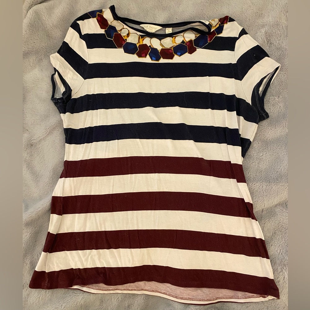 Ted Baker Stripped T-Shirt